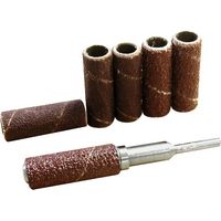 6 tambores abrasivos Ø 9 mm + soporte MAXICRAFT