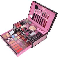 Kit de maquillage et nail art : palette fards à paupières, eye-liner, essentiels visage - coffret débutant et professionnel