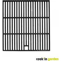 Grillrost aus emailliertem Gusseisen (L 41,5 x B 37,8 cm)-Cook in Garden