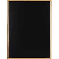 Zeller Pizarra Magnética Negra 60 x 80 cm Diseño Moderno
