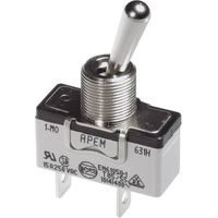 Interrupteur à levier 3 x On/Off/On APEM 659H/2 250 V/AC 10 A permanent/0/permanent 1 pc(s) D77493