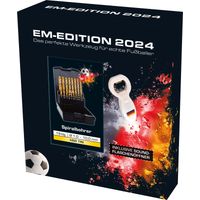 Set di punte elicoidali EXACT "EURO2024" Ø1,0-10,0mm, HSS-TiN, 19 pezzi, DIN338, inclusivo di apribottiglie sonoro.