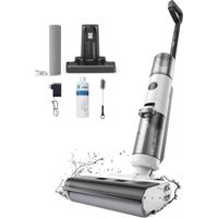 Jonr – Aspirateur laveur sans fil 9KPa – Autonomie 30 min – Double réservoir 1300ml – Nettoyage automatique des bords – Compatible sols durs
