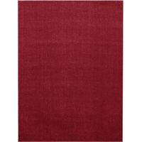 Tapis uni de Salon Chambre Relax Sobre et Epuré (Rouge - 140x200cm)