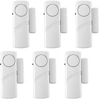 6 Packs Alarmes de Porte et de Fenêtre,Détecteur Magnétique Effraction,pour Sécurité des Enfants,Bricolage pour Sécurité de Maison,Protection des Bureaux,Magasin Achat Pile AAA