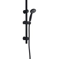 Essebagno Ensemble barre de douche 3 pièces Color noir