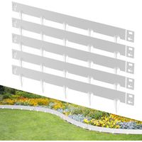 TolleTour Rasenkante mit Spitzen Metall 100 x 15 cm 40m Beeteinfassung Mähkante Verzinkt Wegbegrenzung Beetumrandung Palisade Silber