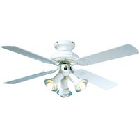Farelek Maldives - Ventilatore da soffitto, diametro 107 cm, colore: Bianco