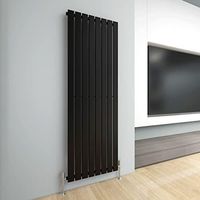 1800 x 544mm Single Designer Flat Panel Central Heating Radiator MATT BLACK