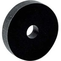 Soleta Goma Negra Con Orificio Taille: 17 mm