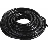 Cache Cable Spirale, 12m Gaine Cable Electrique Flexible Universel, Tube de Rangement pour Ranger ou Cacher les Câbles, Bricolage Protecteur de Câble pour Bureau à Domicile TV PC, Dia: 8mm, No