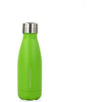 YOKO DESIGN - Bottiglia Termica con Doppia Parete in Acciaio Inox, Acciaio Inox, Verde Opaco, 260mL