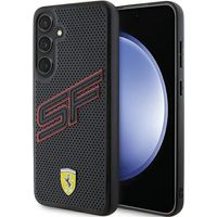Custodia Ferrari Big SF perforata per Samsung Galaxy S24+ (nera)