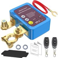 12V 240A Batterietrennschalter, Diebstahlsicherer Batterietrennschalter für Autos, Fernbatterietrennschalter, Automatischer Abschaltschalter für Auto, Boot, Wohnmobil, ATV, LKW