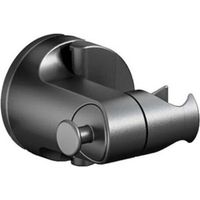 Support de Douche Ventouse,Support Pommeau de Douche Sans Percage,Porte Pommeau de Douche Ventouse,Angle Réglable Noir
