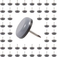 Chair Leg Caps. Easy to Install on Chair Legs, 19mm Furniture Pads for Indoor Use to Protect Floors from Table Legs (50 Pack)