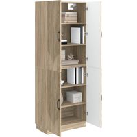 vidaXL Ensemble de Meubles 2 pcs Chêne Sonoma Bois d'ingénierie
