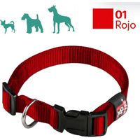 Collare base regolabile Arppe in nylon nero 25-42 cm x 2 cm