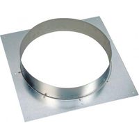 Platine virole galva (sortie de hotte) diamètre 630 mm