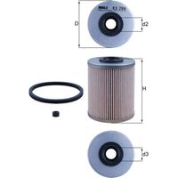 Filtre à carburant Knecht KX206D
