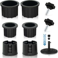 8 pezzi di tappi e spine per base ombrellone, parti di ricambio per base ombrellone, manicotto stabilizzatore (per base ombrellone)