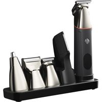 5-IN-1 Men's Hair Clipper Set Electric Body Hair Trimmer Beard Shaver Nose Trimmer Haircut Kit Fully