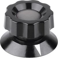 Tête de bouton rotatif Mentor 476.61 avec pointeur noir (Ø x H) 31.5 mm x 24.5 mm 1 pc(s) Q62327