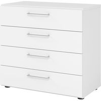 bümö smart Schubladen Schrank - 4 Schübe Weiß