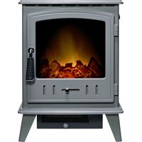 Adam Aviemore Electric Stove in Grey Enamel