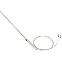 K-Thermoelement, Sonde 200 mm, schnelle Reaktionszeit, großer Messbereich, Temperaturfühler 1 m / 39,4 Zoll