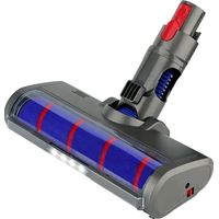 Brosse pour aspirateurs Dyson V8, V7, V10, V11 et V15. Pièces de rechange pour Dyson avec turbo et brosses souples. Éclairage LED. Turbobrosse électrique motorisée pour sols durs, parquet et moquettes