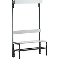 Sypro Panca in acciaio inox per spogliatoi alt x prof 1650 x