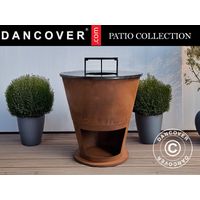 Brasero, Ø74,5x80cm, Rouille - Dancover