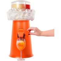 SPRIZZER la máquina innovadora para un Spritz perfecto en 5 segundos directamente en el vaso Sin electricidad ni pilas Máquina ideal para preparar su Spritz perfecto Naranja