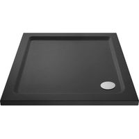 Slate Grey Square Shower Tray 900 x 900mm - Jewel by Voda Design