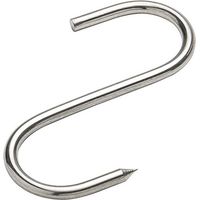 Schachtel mit 10 Metzgerhaken aus Edelstahl 20cm