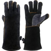 Guanti da lavoro resistenti all'usura per saldatura, fuoco, combustione a legna, camino, stufa, forno, griglia