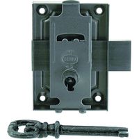 Aufputz-Schloss 15mm Universell Edelstahl Poliert - Vynex