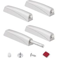 Pousser pour ouvrir la porte d'un placard 4pcs Magnetic Push Open Latch Cupboard Push Pulls Magnetic Closures