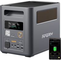 Générateur électrique portable - AFERIY - P180 Pro - 1800W - 1024Wh extensible à 5120Wh - Recharge 36 min, APP,UPS