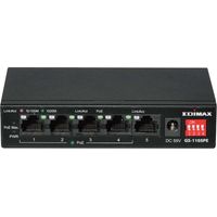 Edimax GS-1105PE Swithc 5xGbE (4PoE+) LR