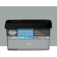 Peinture Cuisines & Salles de Bains Théodore Béton 2,5 L