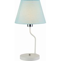 Candellux York lampada da tavolo bianco/blu 1xE14 44cm