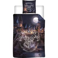 Parure de lit 140x200 cm Harry Potter Poudlard