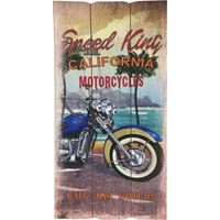 Décoration murale en bois à suspendre Speed King