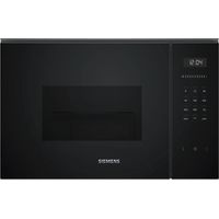Siemens iQ500 BE555LMB1. Posizionamento dell'apparecchio: Da incasso, Tipo di prodotto: Microonde con grill, Capacità interna: 25 L, Potenza Microonde: 900 W, Display incorporato, Tipo di display: ...
