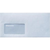 Briefumschlag DIN lang 220 x 110 mm (B x H) mit Fenster 75g/m² mit Selbstklebung Papier weiß 25 St./Pack.