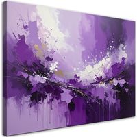 Leinwandbilder Violett Komposition modern abstrakt 90x60