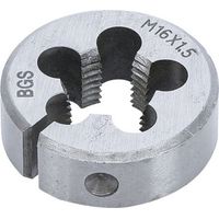Bgs Technic – Filière M16 x 1.50 pour filetage standard – Acier GCr15 – Ø extérieur 38.1mm – Épaisseur 12mm – Réparation filetages détériorés