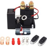 Relais télécommande étanche 12V 500A ABS et laiton